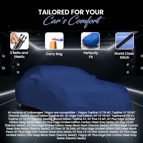 Image of Autofy TUFF Car Cover for Volkswagen Taigun [Year 2020 Onwards] - Dust & UV Proof Waterproof Car Cover