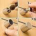 Set of Four, 1 x 3/4-Inch, Satin Aluminum Finish Edge Grip Standoff Screws for Displaying Sign Panels