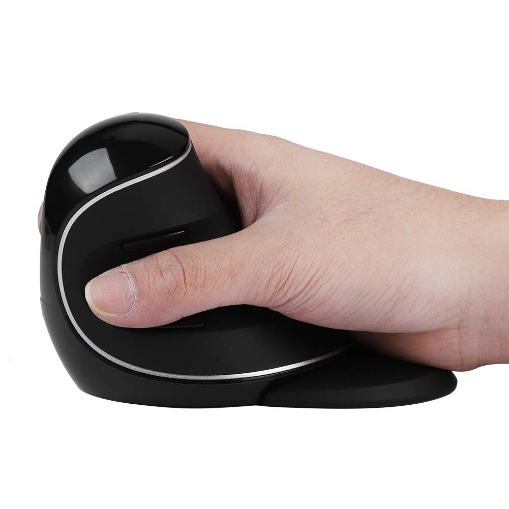 ADITAM Mouse Verticale, Mouse cablato LED RGB, Mouse da Gioco ergonomico, DPI Regolabile, Polso Staccabile, Colori Brillanti e Belli, per PC (Edizione Wireless Innocence) Double The Comfort