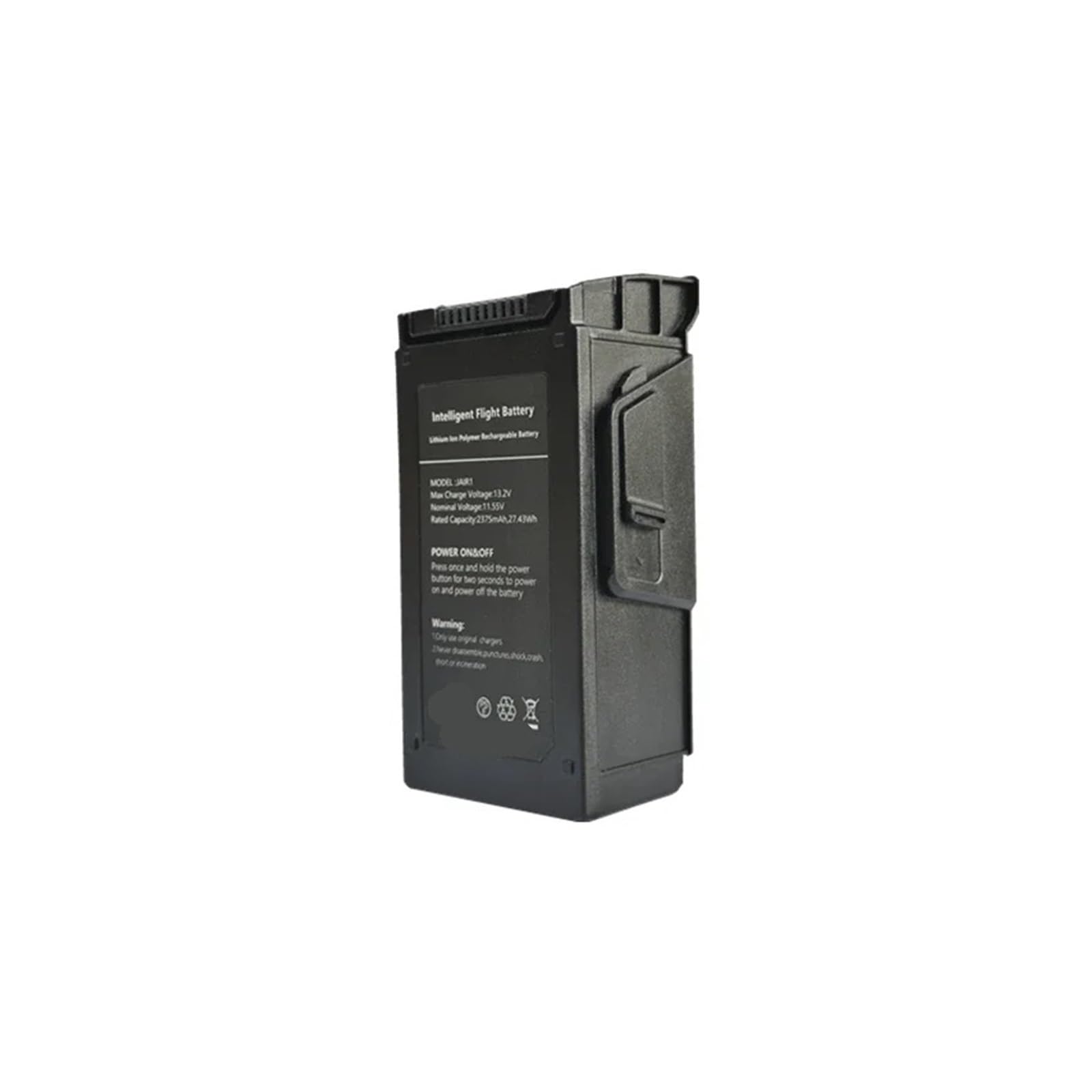 Batteria di volo intelligente, compatibile con DJI, sostituzione Mavic Air 2375mAh 11,55V 3S LiPo(Battery 2 Pcs)