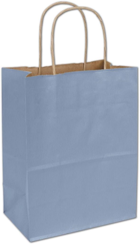 Varnish Stripe Shoppers 8 x 4 3/4 x 10 1/2 Red 250 Bags