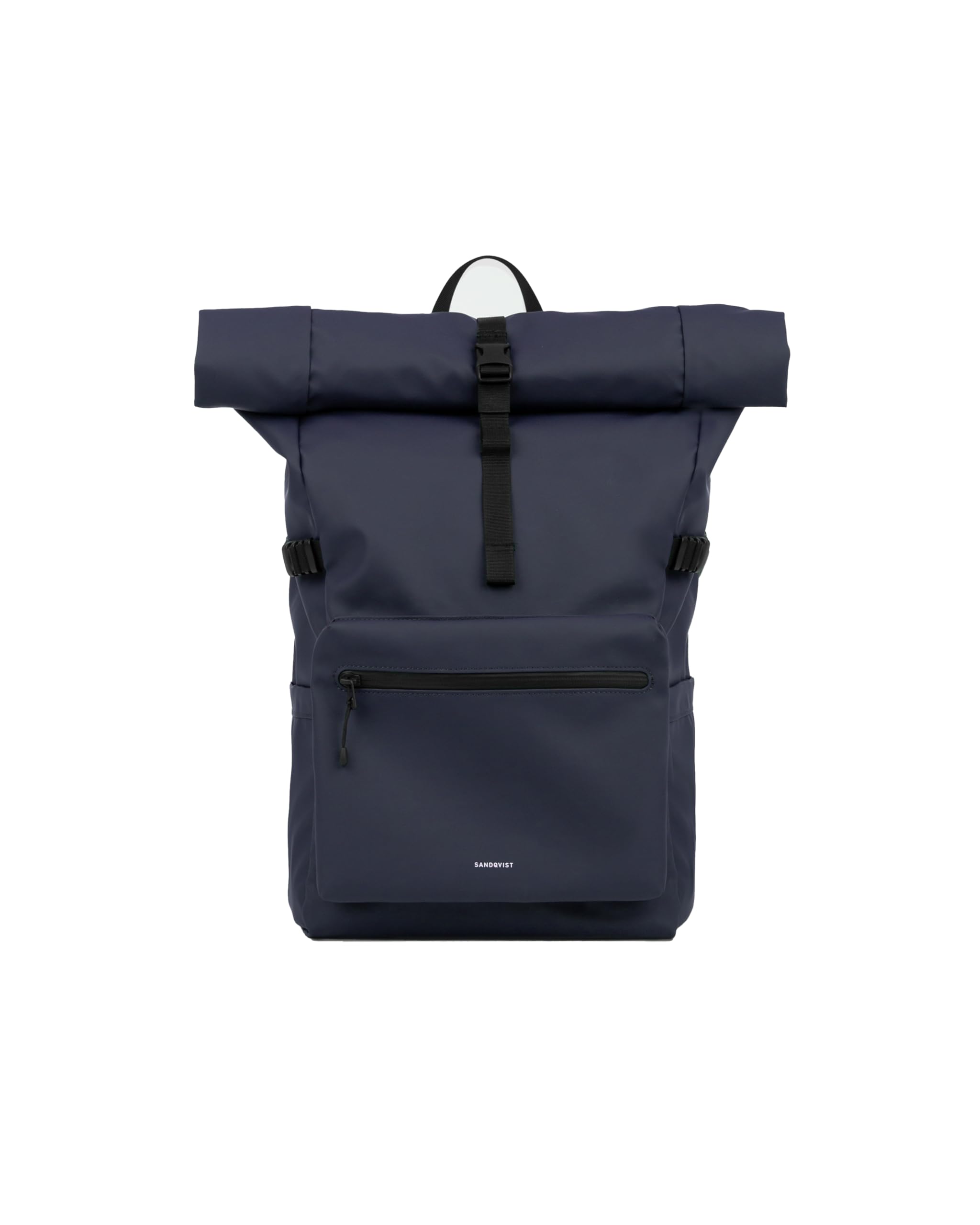 Sandqvist Stream Rolltop Backpack 16”, 34L, Navy, Waterproof Laptop Backpack, 16" Laptop Compartment, Recycled Materials