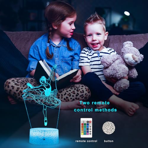 Lámpara de mesa FlyonSea Kids Ballet luces multicolor miniatura 2