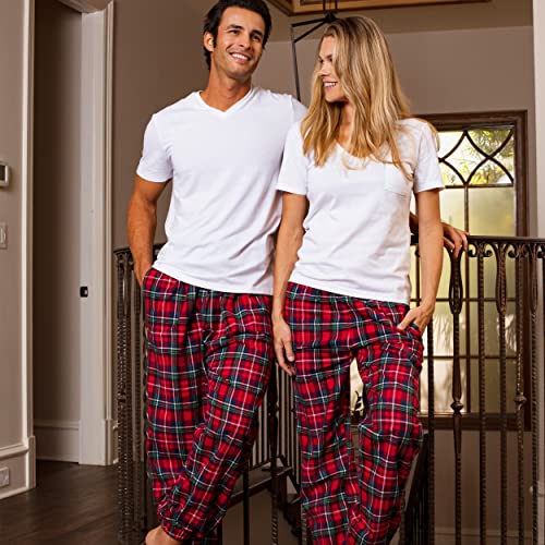 Alexander Del Rossa Men's Soft Cotton Flannel Pajama Pants, Joggers4