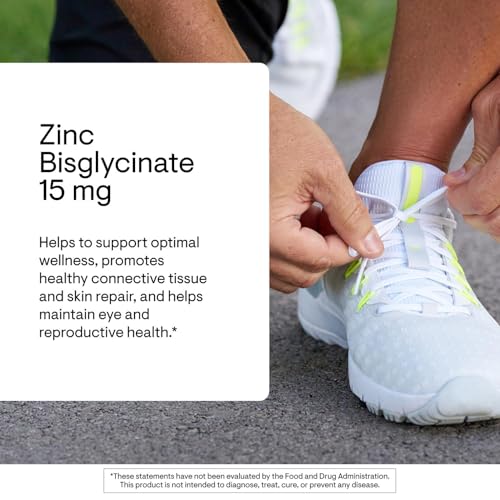 THORNE - Zinc Bisglycinate 15 mg - Highly Absorbable Zinc Supplement - Supports Immune System, Eye, Skin & Reproductive Health* - Third-Party Certified - Gluten, Dairy & Soy-Free - 60 Capsules - Image 4