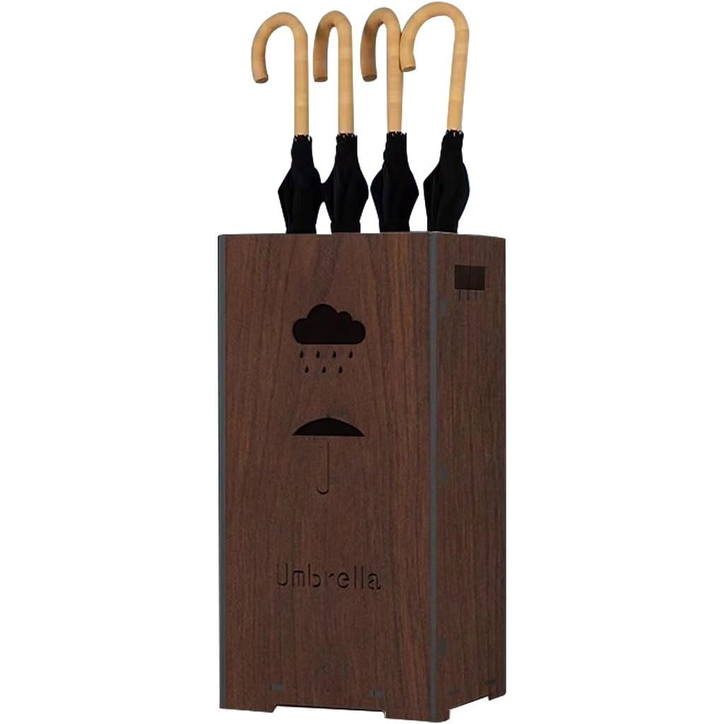 SBJKLYRN umbrella stand, Hotel Lobby Umbrella Organizer Bin, Convenient Umbrella Bucket with Handle, Easy to Assemble(B)