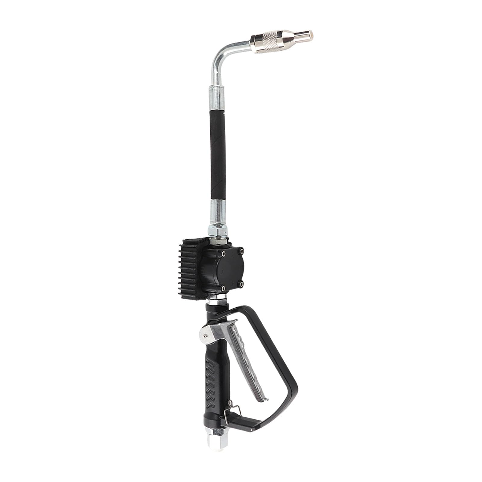 Pneumatisch Zapfpistole mit Drehgelenk 1/2", 35L/min max. Durchflussvolumen, 5 Einheiten Liters Gallons Pints Quarts Kg, Tankstellen-Pistole für 8-5000 mPas Schmieröl Maschinenöl Frostschutzmittel