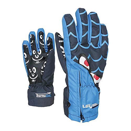 Level Lucky Handschuhe, Kinder, Marineblau, III
