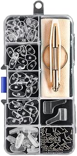 ELEPHANTBOAT® Eyeglasses Nosepad Repairing Kit,35pcs Silicone Nosepad with 3 in 1 Screwdriver,Screws Tweezers,Antiskid Ear... Price In India