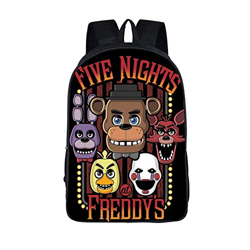 Five Nights at Freddy Mochila Mujeres Hombres FNAF Mochilas escolares Teenager Kids Freddys