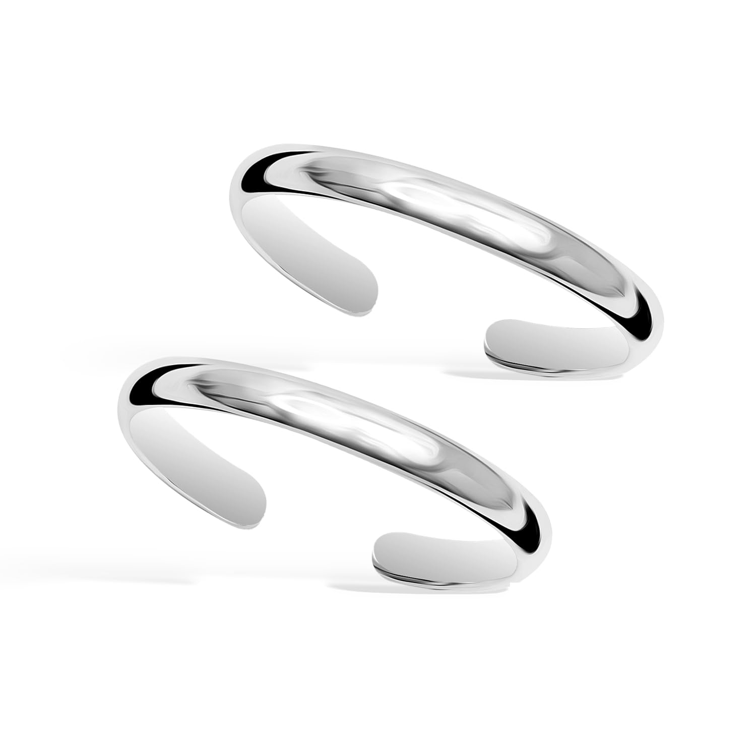 925 Sterling Silver Toe Ring for Women | BIS Hallmarked Fancy Designer Women's Toe Rings | Toerings Gift Jewely for Anniversary Birthday Wedding