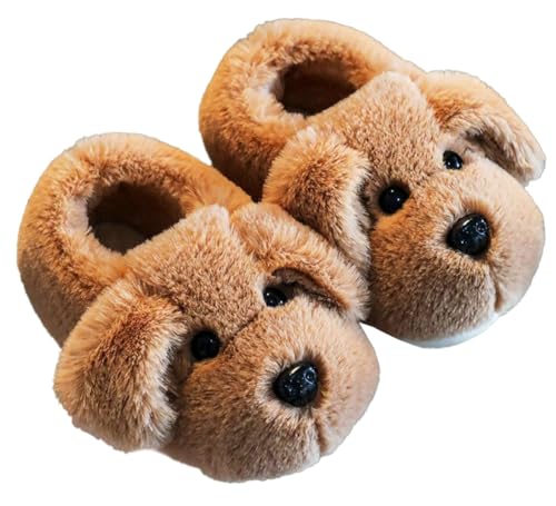 Dog slippers Funny House Slippers Toddler Girls Boys Winter Indoor Outdoor Fuzzy Warm Shoes