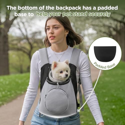 BONTHEE Pet Dog Backpack Small