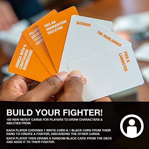 Superfight: The Orange Deck 2-100 New Nerdy Cards, Standalone Or Expansion, Who Would Win In A Fight, Ages 8+ #TOP2