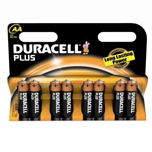 8 Batterie stilo AA Duracell Plus Power Alkaline