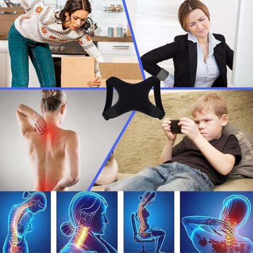 Posture Corrector for Women and Men, Adjustable Back Support for Back, Comfortable Upper and Back Brace, Shoulder and Neck - Image 3