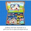 Fisher-Price Little People Toddler Gift Set, Ready for Summer, Interactive Play House with Musical School Bus