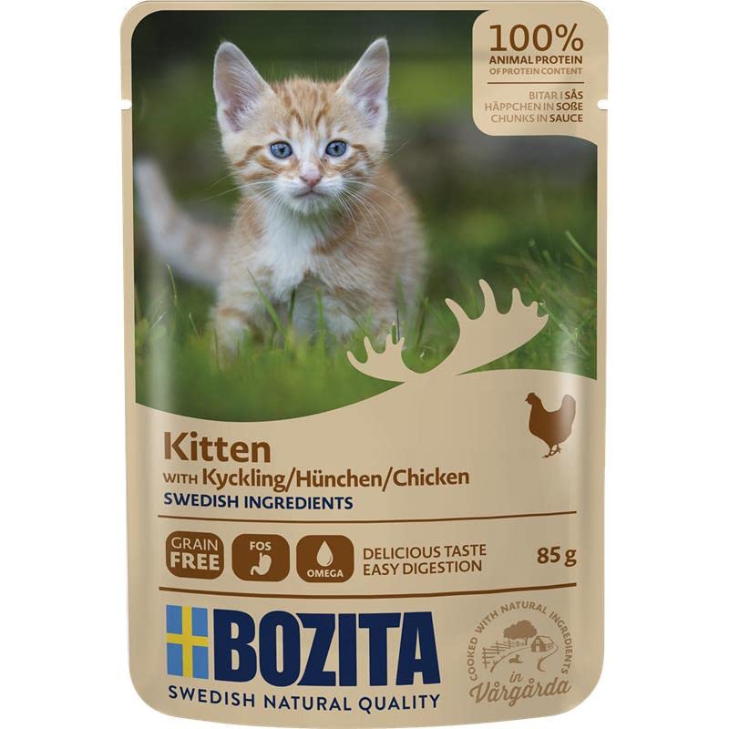 Bozita Häppchen in Soße Hühnchen für Kitten | 12x 85g