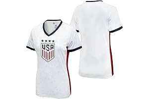 Official U.S. Soccer 4 Star USWNT Players Women's Elite Tee Top