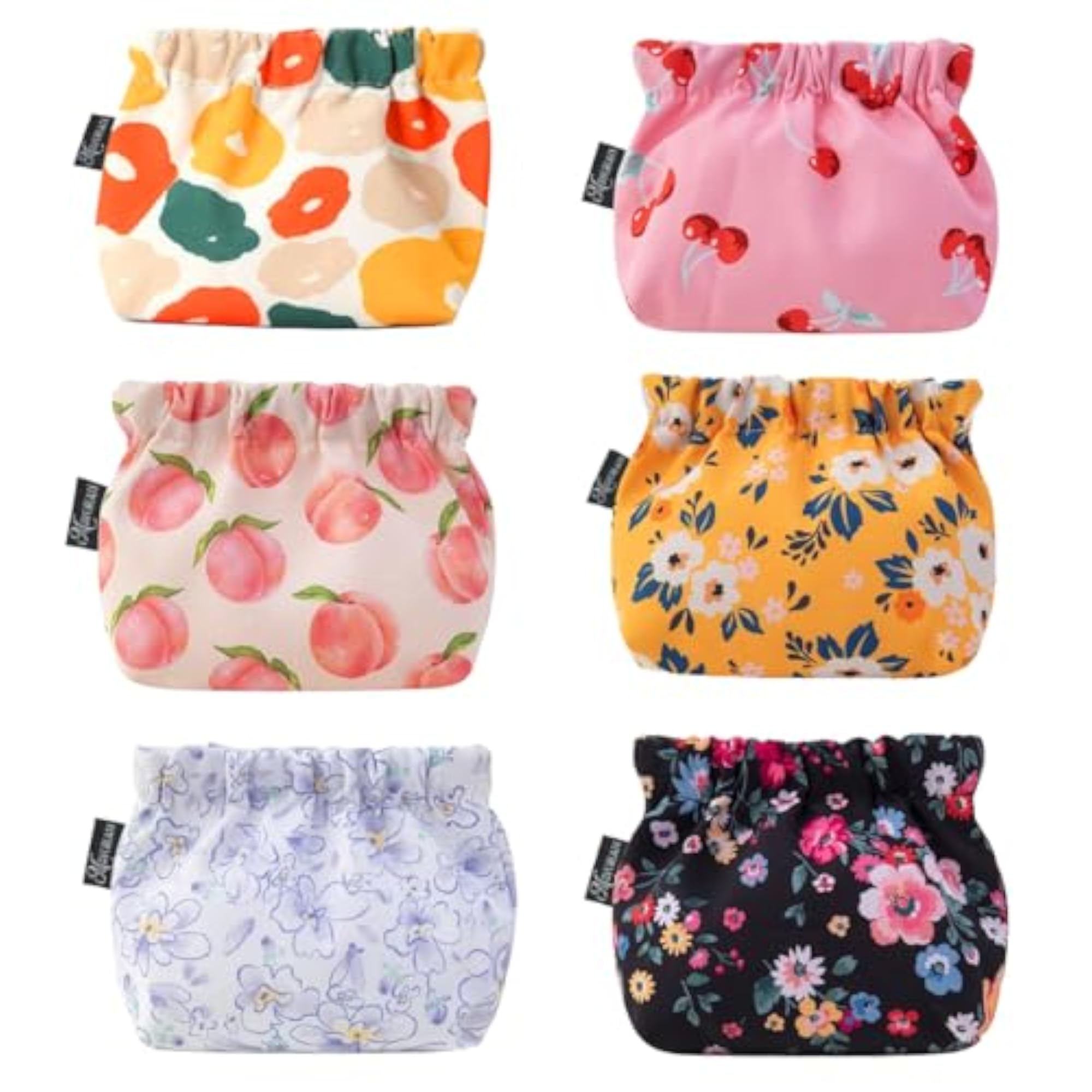 6 Pcs Makeup Small Pouches Coin Purse Set