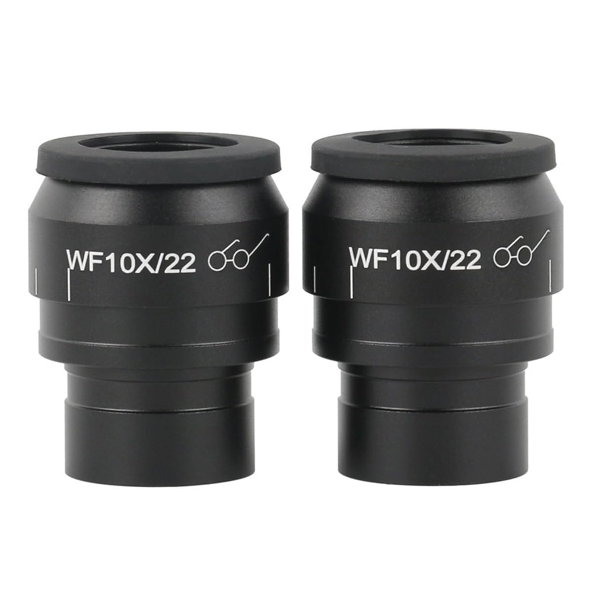 Ricambi per Microscopi da Laboratorio Una coppia 2 pezzi 10X 20X WF10X/23 WF10X/20 WF20X/10 WF30X/9 obiettivo a campo ampio for microscopio trinoculare stereo