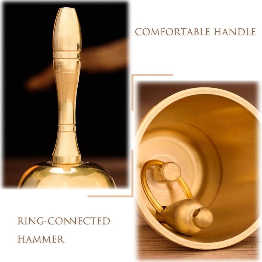 真鍮製ハンドベル 小、中、大　3個セット 真鍮製ハンドベル 小、中、大 3個セット