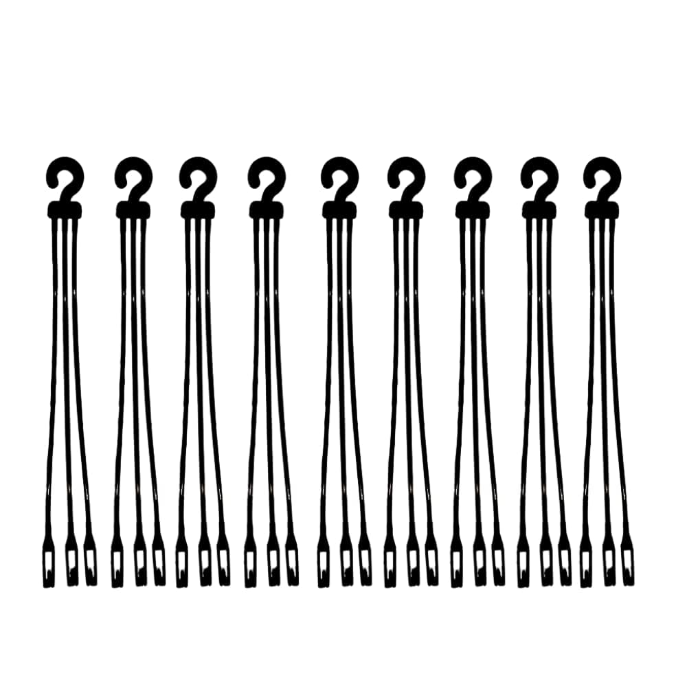 KUMUDAM Plastic Hangers for Pots (Black) Pack of 10 | Hangers for Hanging Pots | Planter Holder | Plastic Hanging Basket Hooks | Flower Pot Hangers for Outdoor and Indoor | (B0CQC94X5P) Amazon Price History, Amazon Price Tracker