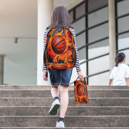 Sac à dos basket durable avec kit repas isotherme haute résistance