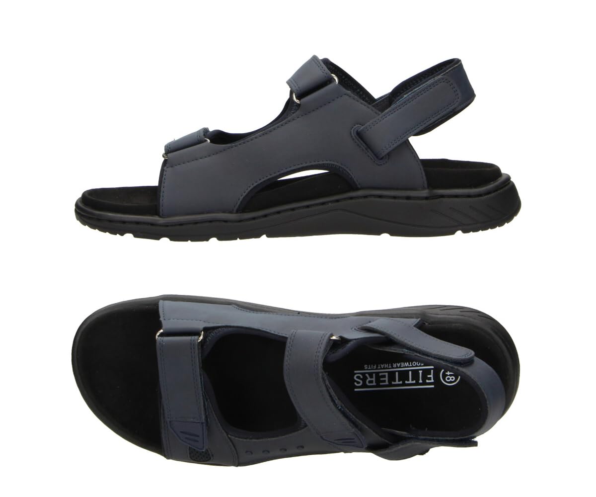 Fitters Sandali da uomo FRANZ, moderni dandali taglie forti, comodi sandali grandi da uomo/scarpe da uomo taglie forti, FRANZ 48 49 50 51 52