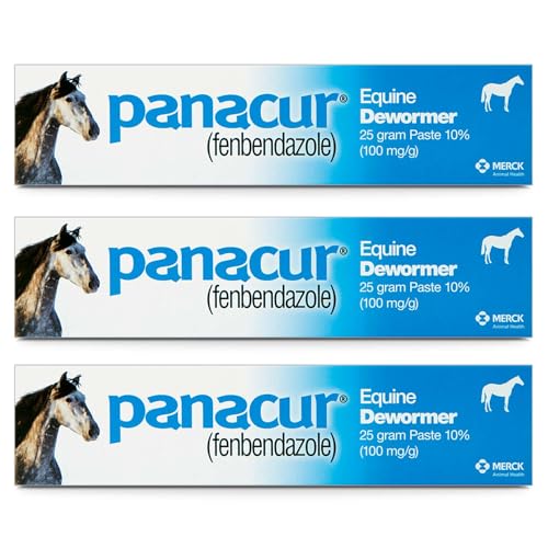 (3 Pack) PANACUR Dewormer Horse Paste 10%, 100mg...
