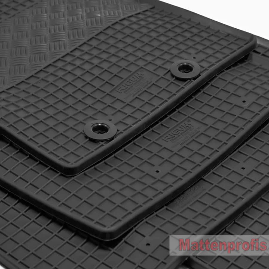 Gummimatten Gummifussmatten geeignet für Toyota Yaris/Hybrid Cross ab Bj. 2020, schwarz