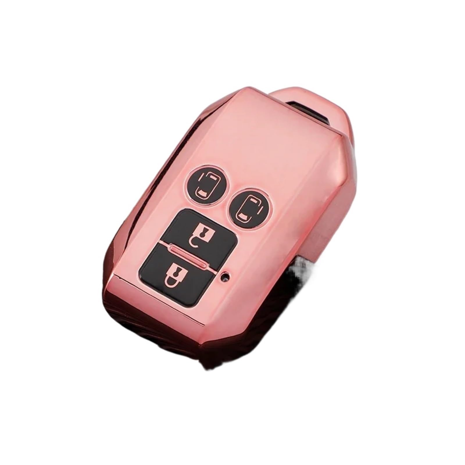 Funda de llave para Suzuki Spacia MK53S protector premium con llavero rosa 4