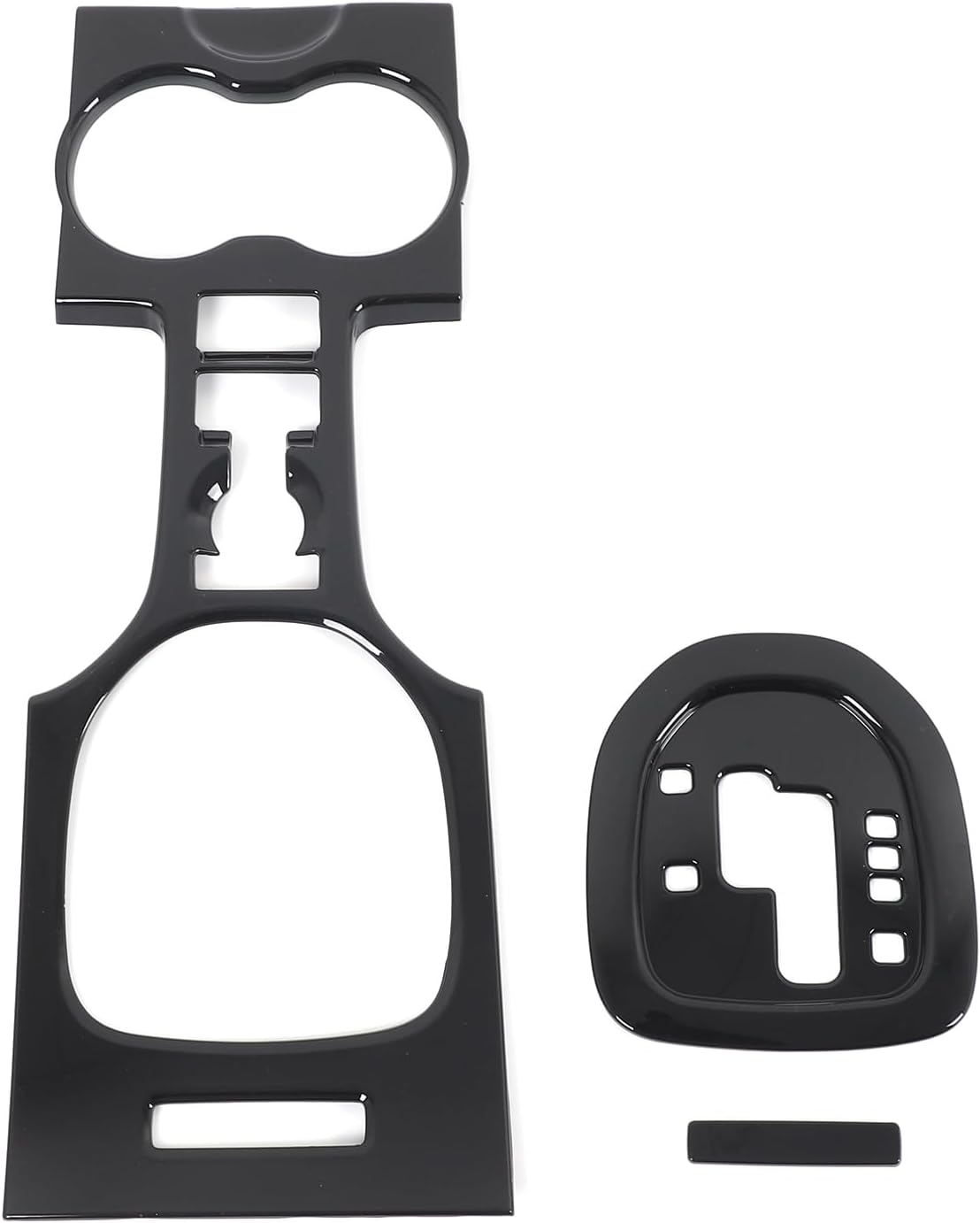 TOYCIDFG Car Center Console Gear Shift Panel Cover Trim for Pontiac G8 2008 2009, Car Interior Decoration Accessories (Black)