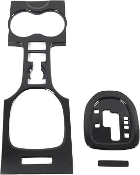 Central Control Gear Shift Panel Trim Cover Compatible with Pontiac G8 08-09/Holden Commodore 06-12 ABS Central Control armrest Panel Cover Gear Shifter Panel Cover Decorative Piano Black