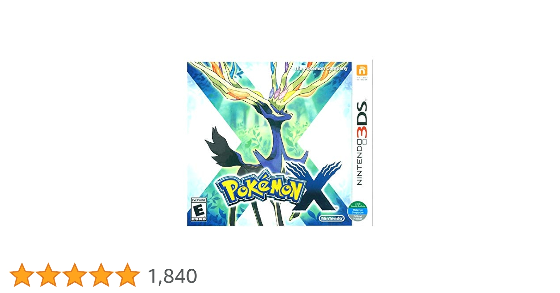 3DS Pokemon X 北米版　ポケットモンスターX Amazon.com: Pokémon X : Nintendo of America: Video Games