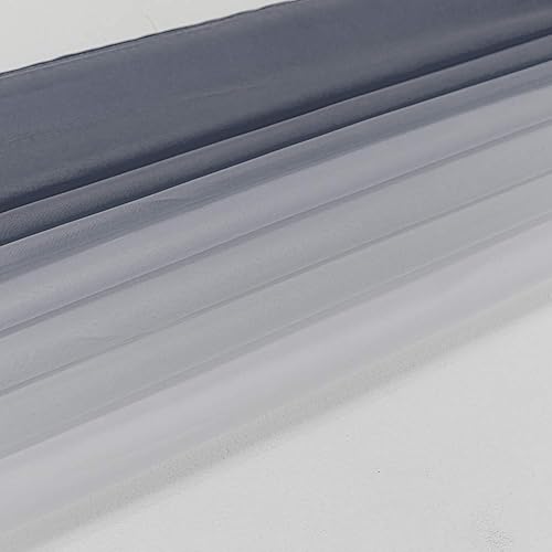 Miniatura 4 de NAPEARL Cenefa de bufanda para ventana, cenefa romántica de gasa degradada para telón de fondo de ceremonia, arco de boda, dormitorio de niños,