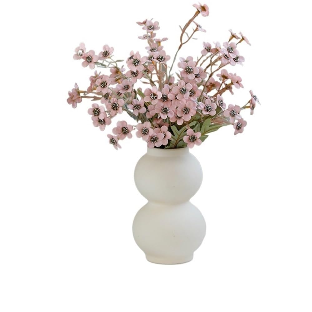 Bx9rE7tK3g Faux Flowers with Vase Pink Plum Fake Flower Simulation Arrangement Indoor Hall Table Decoration With Vase Artificial Flowers