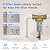 Waterdrop Spin Down Sediment Filter, Backwash Whole House Water Filter System for Well Water, 50 Micron+200 Micron, 1" MNPT + 3/4" FNPT + 3/4" MNPT, Traps Sand, BPA Free