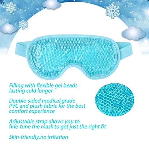 Kühlmaske Augen Kühlend Gel Eisbeutel für Geschwollene Augen, trockene Augen und Kopfweh - Image 4