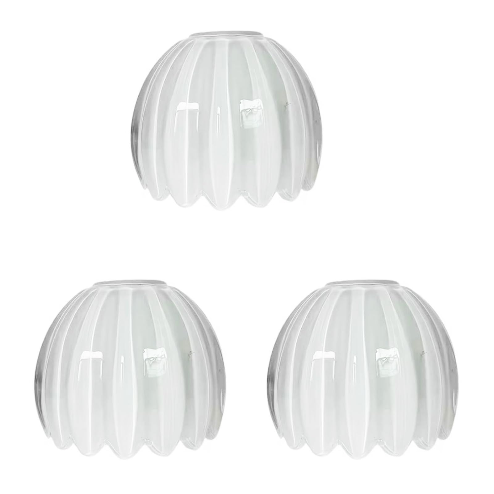 Zxfdsfdbnm Duty Glass Flower Lamp Shade Rust Resistant Coating Multifuntional Use Suitable for Residential Commercial Spaces Glass Lamp Shade