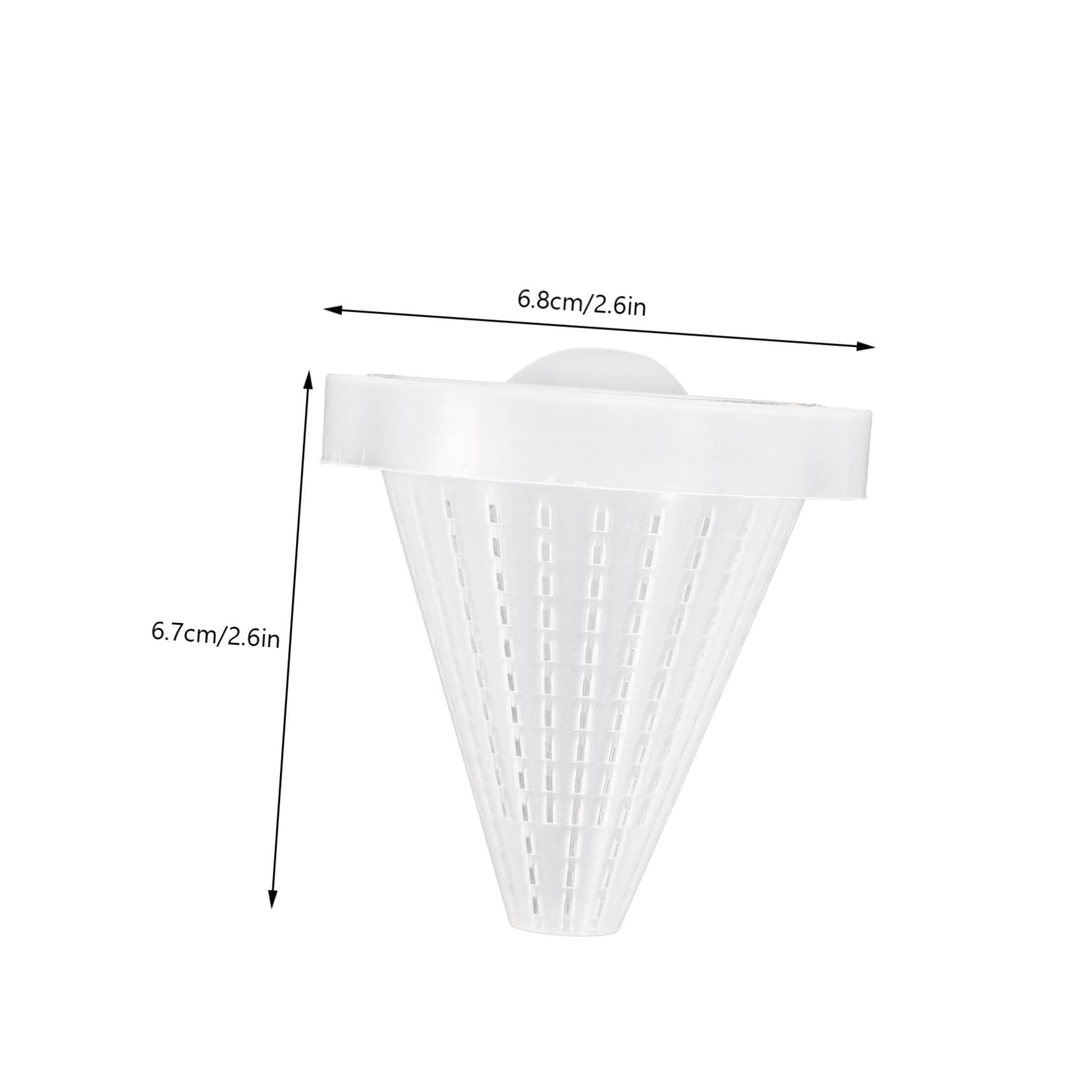 GRIRIW Aquarium Feeder Suction Cup Red Cone Worm Feeder for Shrimp Tank Random Color