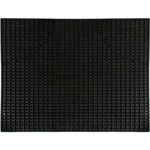 Alfombrilla Trasera de Goma Universales para Coche, Apto para parteTrasera Antideslizante, Lavable Zona Trasera vehículo, Alfombrilla automóvil, Goma, Apto para Cortar, 54x38 cm