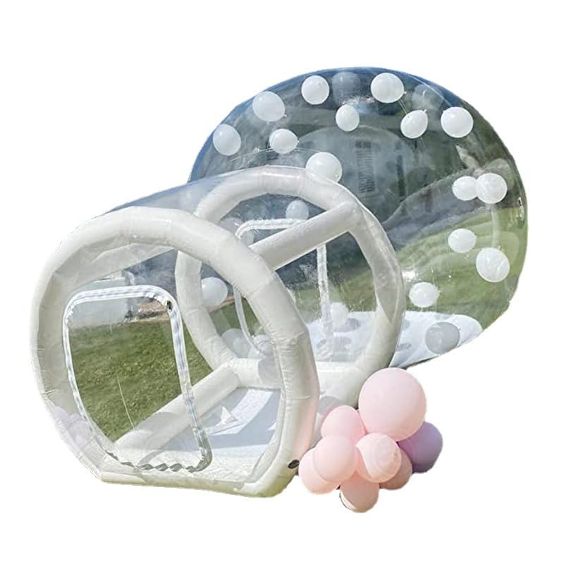 Carpa inflable burbuja transparente cúpula para camping 3-5 personas miniatura 1