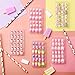 120 Pieces Kids Press on Nails Children Fake Artificial Nails Girls Full Cover Short False Christmas Fingernails for Girls Kids Design Decoration(Sweet Pattern)