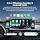 Alpinetech 10,26 Zoll Carplay Display & Android Auto Display, Car Play mit 4K Dashcam 1080P Rückfahrkamera IPS Touchscreen Bluetooth Mirror Link FM AUX Siri Assistant 64G TF
