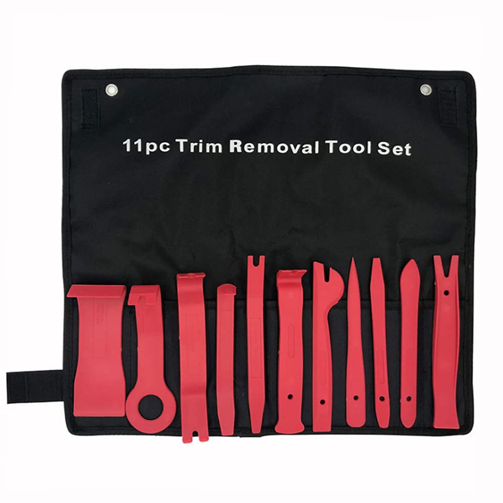 Trim Removal Tool Set 11Pcs Panel Trim Removal Tool Set Car Interior Panel Molding Clip Retainer Remover Tools