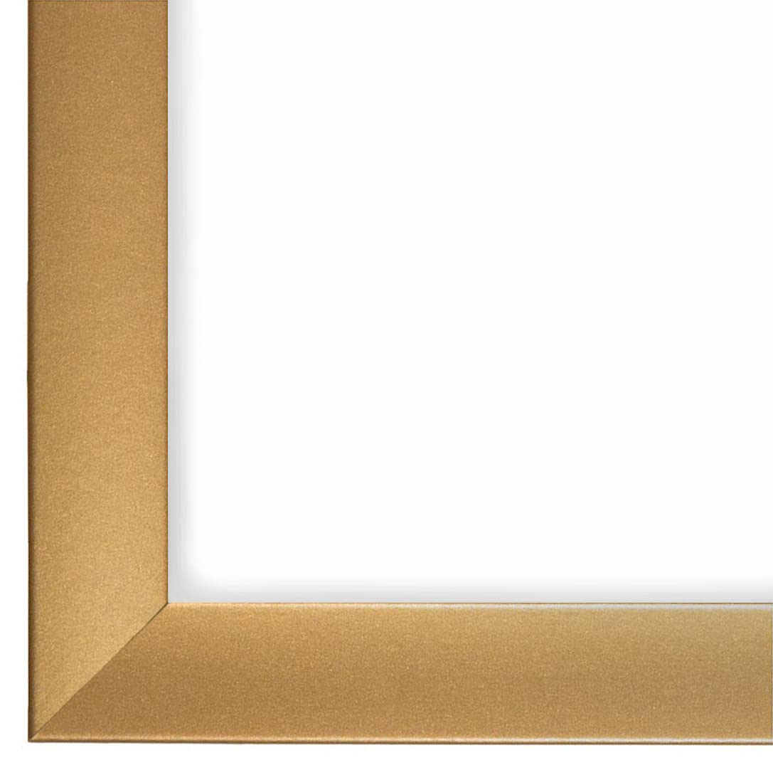 Online-GalleryKing OGK houten fotolijst 45 x 64 cm in goud eenvoudig | foto | poster | puzzel | galerie | lijst