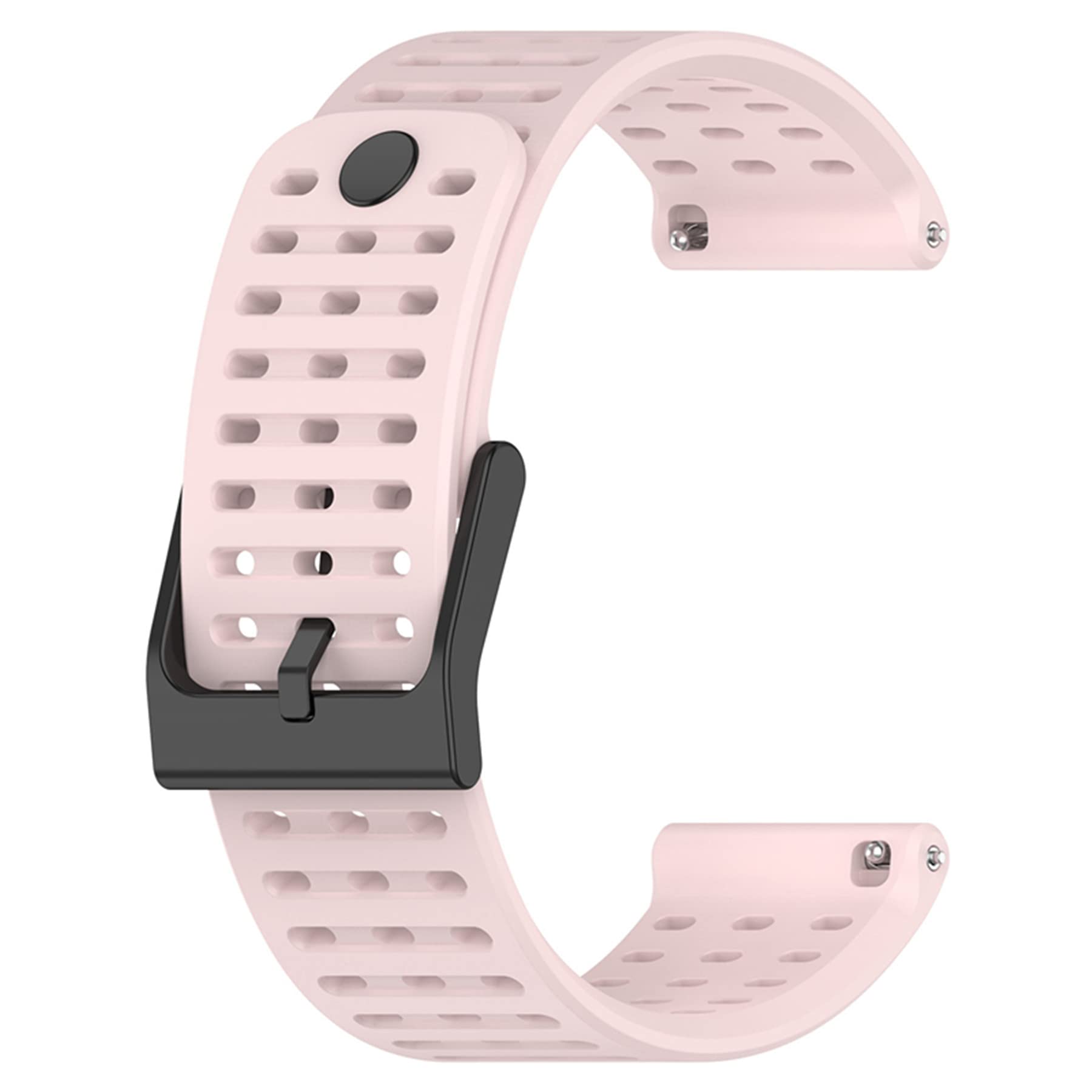 Muovrto Sport Strap for Suunto 9 Peak/9 Peak Pro,Silicone Replacement Watch Strap Band for Suunto 5 Peak/Vertical (Pink)
