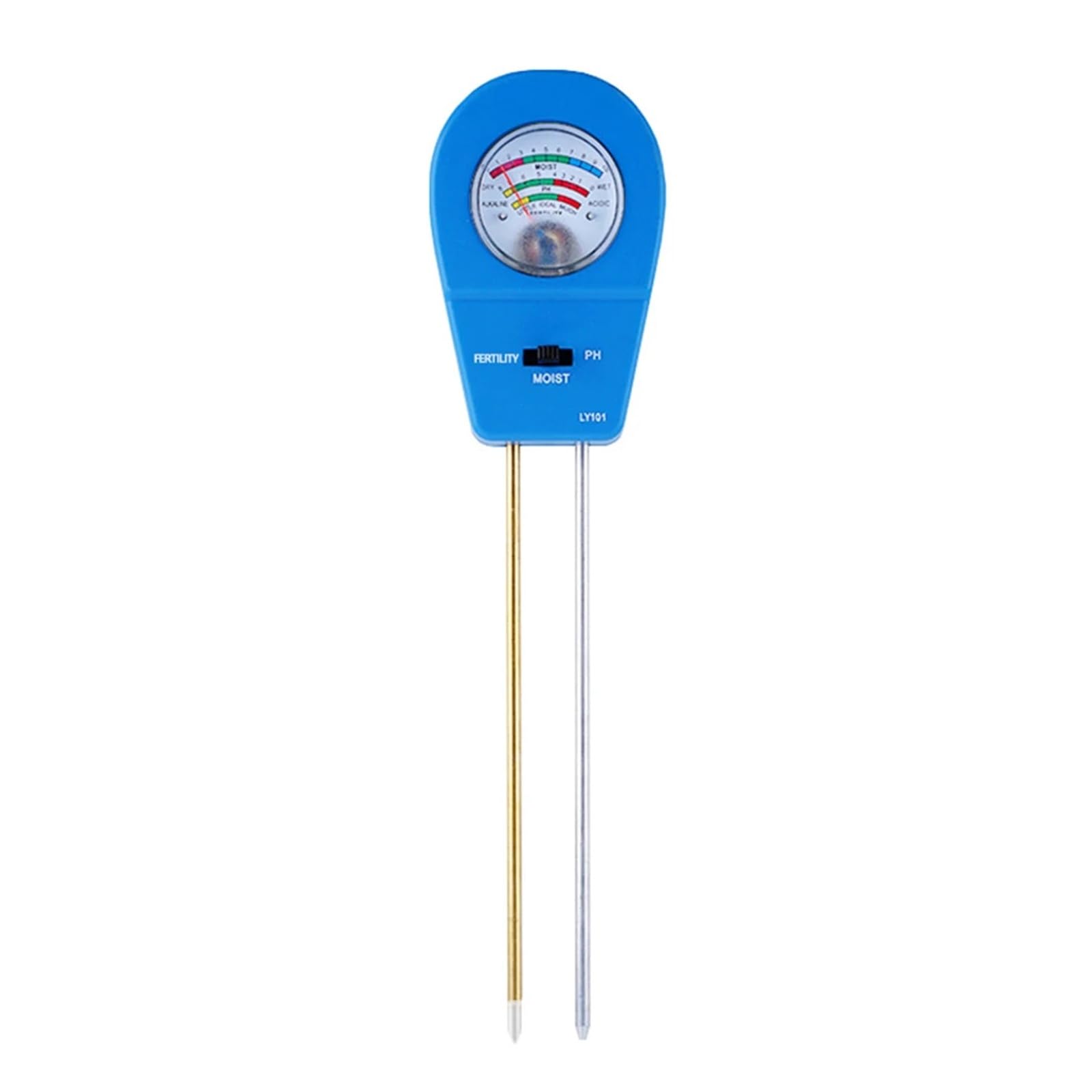 JVDDI 3in1 Soil Tester PH Meter Moisture Soil Fertility Meter Plant Growth Environment Monitoring(Blu)