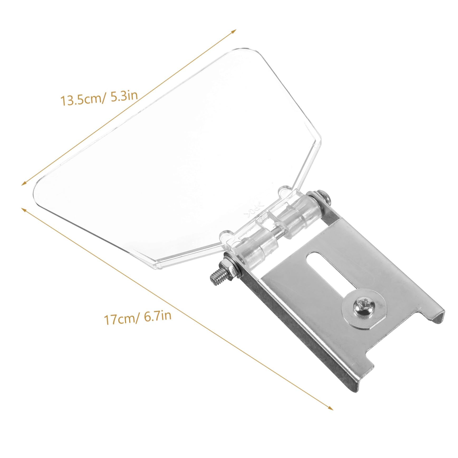 WOONEKY Eye Shield for Bench Grinder 2pcs Bench Guard Shield Sturdy Abs Stainless Steel Construction